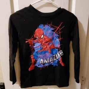 Black Spiderman Longsleeve